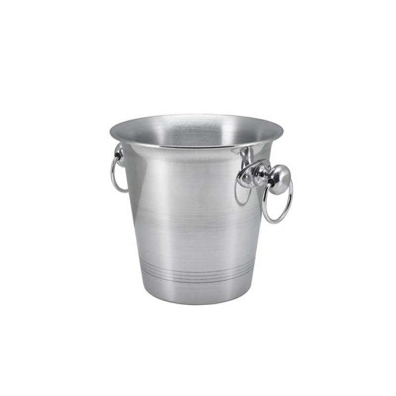 Aluminium Wine Bucket With Ring Hdls 3.25Ltr Aluminium Wine Bucket With Ring Hdls 3.25Ltr