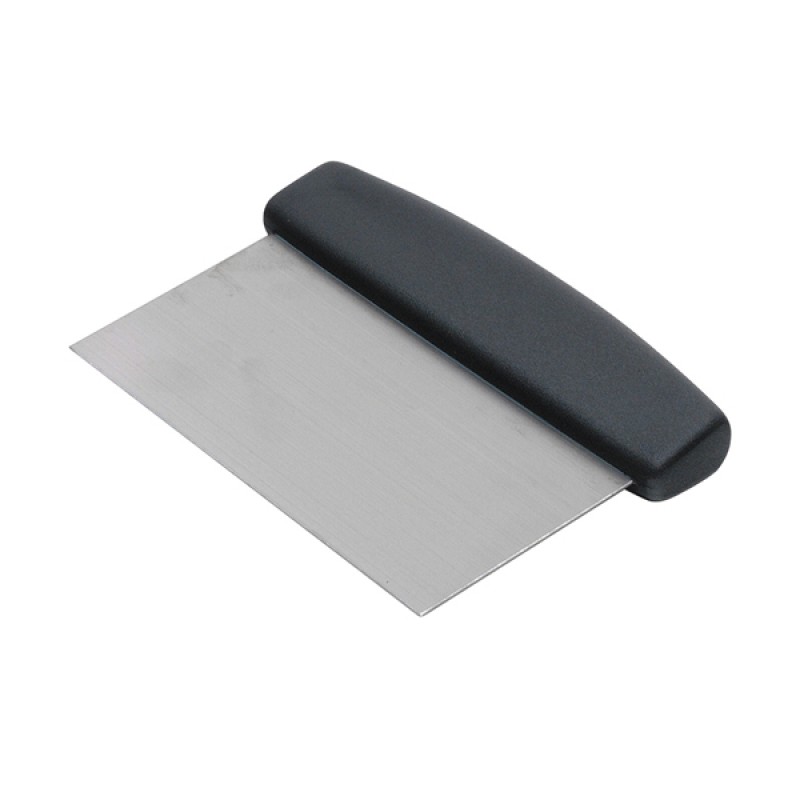 Dough Scraper Black Handle 150 x 75mm Dough Scraper Black Handle 150 x 75mm
