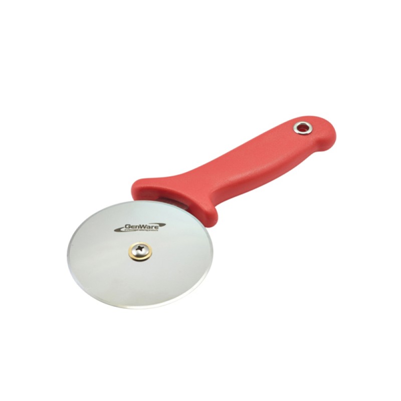 Genware Pizza Cutter Red Handle Genware Pizza Cutter Red Handle