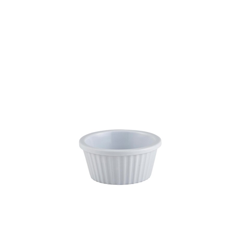 Ramekin 1oz Fluted White Ramekin 1oz Fluted White