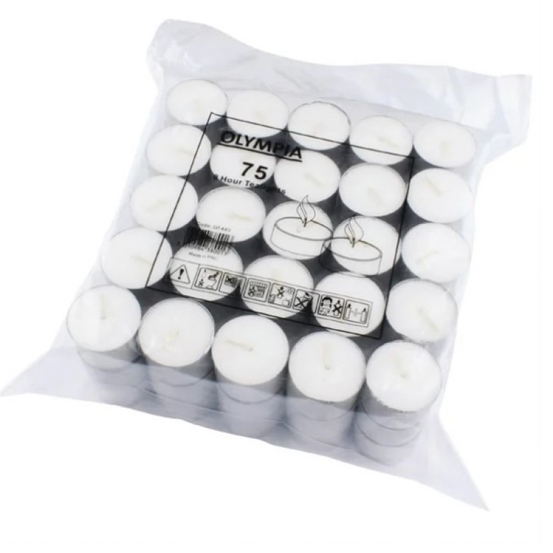 Olympia 8 hour Tealight (Bag 75) Olympia 8 hour Tealight (Bag 75)