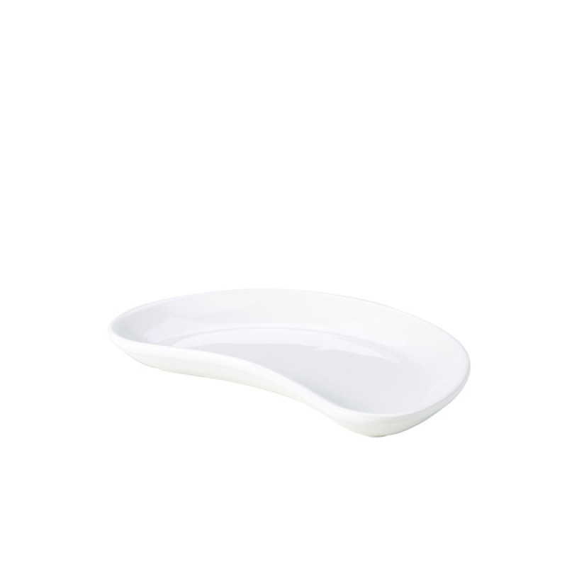 Genware Porcelain Crescent Salad Dish 20cm/7.75 Genware Porcelain Crescent Salad Dish 20cm/7.75