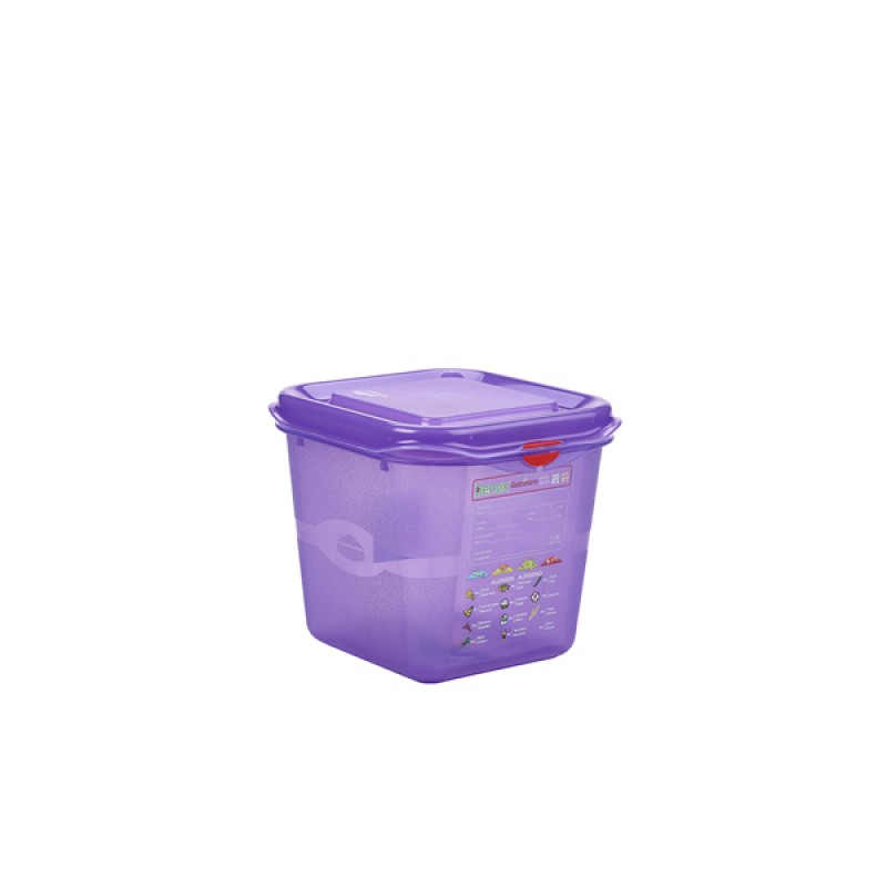 Allergen GN Storage Container 1/6 150mm Deep 2.6L Allergen GN Storage Container 1/6 150mm Deep 2.6L