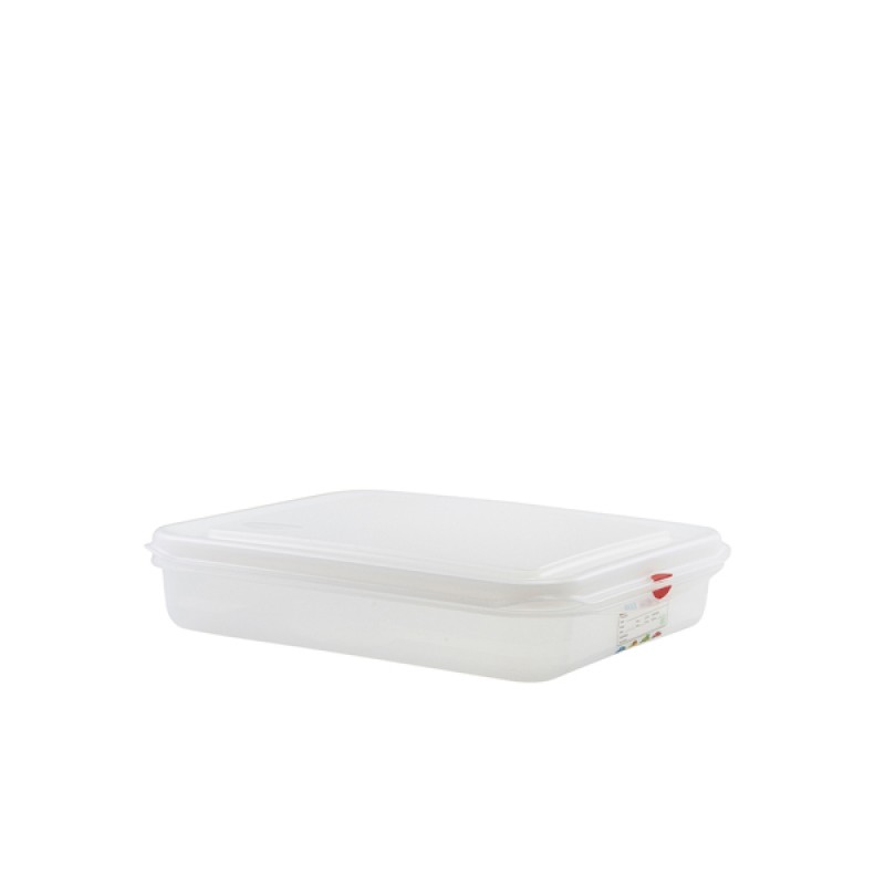 GN Storage Container 1/2 65mm Deep 4L GN Storage Container 1/2 65mm Deep 4L