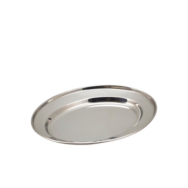 GenWare Stainless Steel Oval Flat 25.5cm/10 GenWare Stainless Steel Oval Flat 25.5cm/10