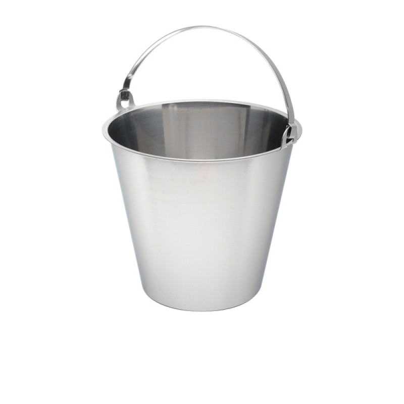 Swedish S/St. Bucket 15 Litre Graduated Swedish S/St. Bucket 15 Litre Graduated