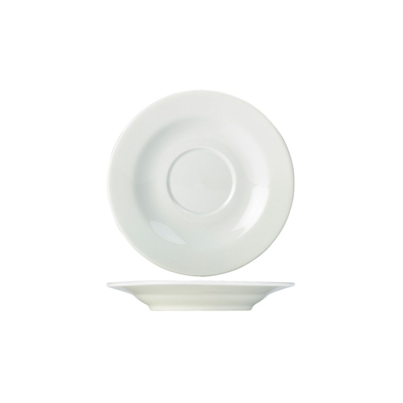 Genware Porcelain Saucer 16cm/6.25 Genware Porcelain Saucer 16cm/6.25