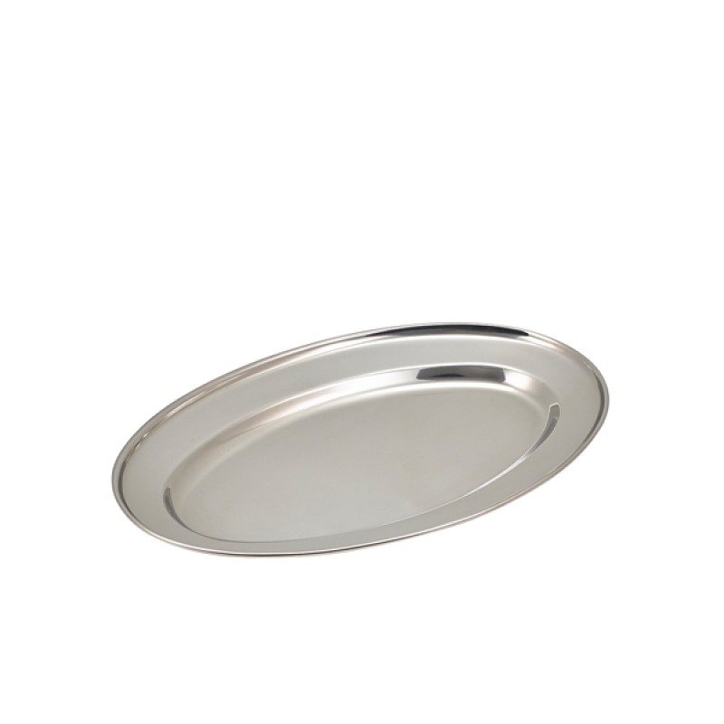 GenWare Stainless Steel Oval Flat 30cm/12 GenWare Stainless Steel Oval Flat 30cm/12