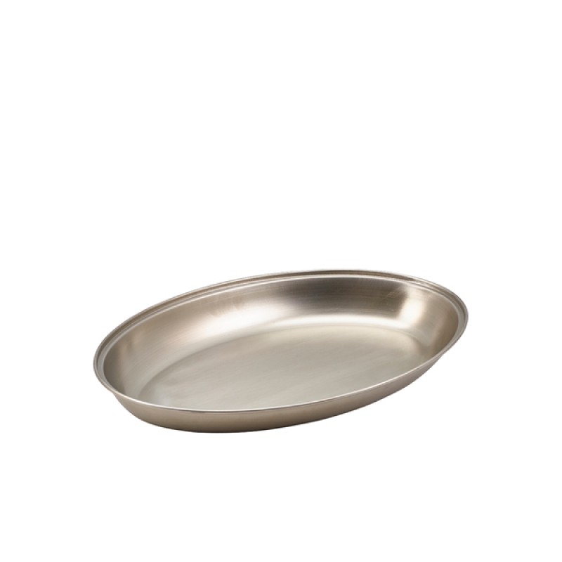 GenWare Stainless Steel Oval Vegetable Dish 30cm/12 GenWare Stainless Steel Oval Vegetable Dish 30cm/12
