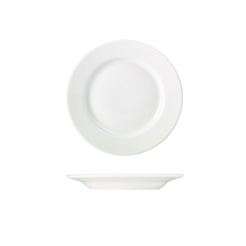Genware Porcelain Classic Winged Plate 19cm/7.5 Genware Porcelain Classic Winged Plate 19cm/7.5