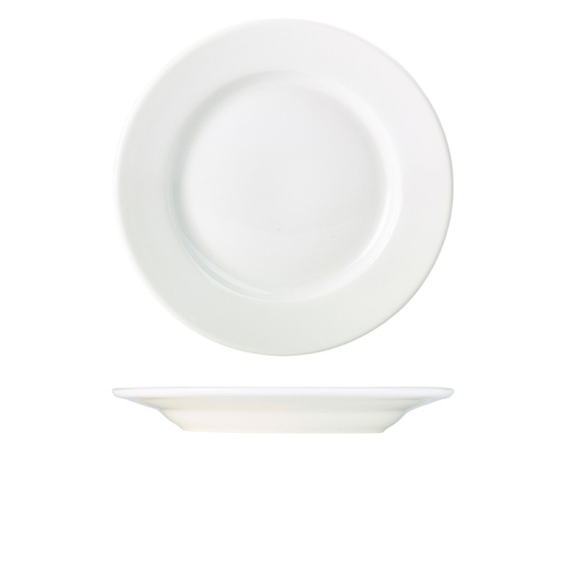 Genware Porcelain Classic Winged Plate 28cm/11 Genware Porcelain Classic Winged Plate 28cm/11