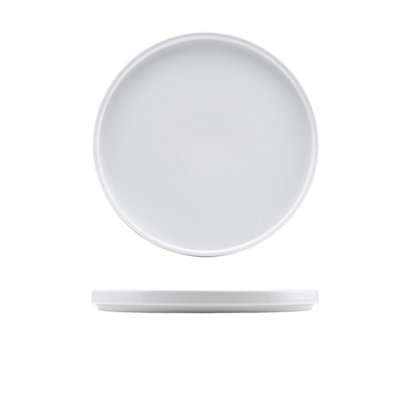 Genware Porcelain Low Presentation Plate 25cm/9.75 Genware Porcelain Low Presentation Plate 25cm/9.75