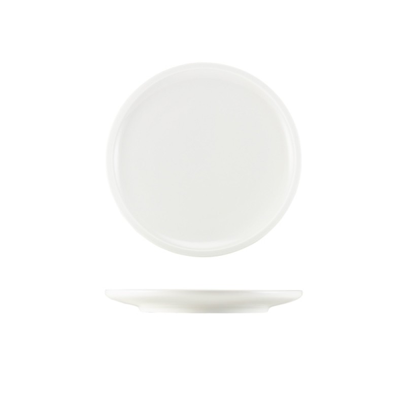 GenWare Porcelain Flat Rim Plate 20cm/8 GenWare Porcelain Flat Rim Plate 20cm/8