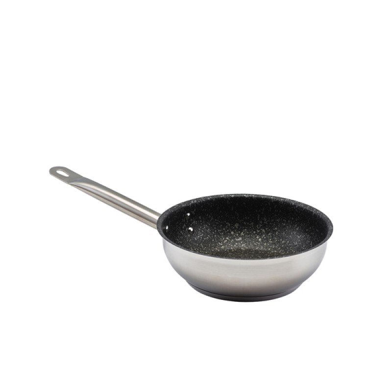 GenWare Non Stick Teflon Stainless Steel Sauteuse Pan 20cm GenWare Non Stick Teflon Stainless Steel Sauteuse Pan 20cm