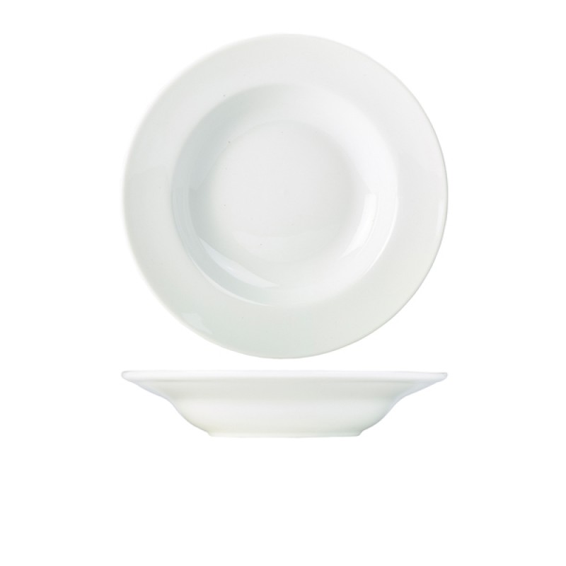 Genware Porcelain Soup Plate/Pasta Dish 27cm/10.75