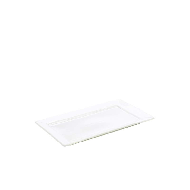 Genware Porcelain Rectangular Plate 30.5 x 18.5cm/12 x 7.25 Genware Porcelain Rectangular Plate 30.5 x 18.5cm/12 x 7.25