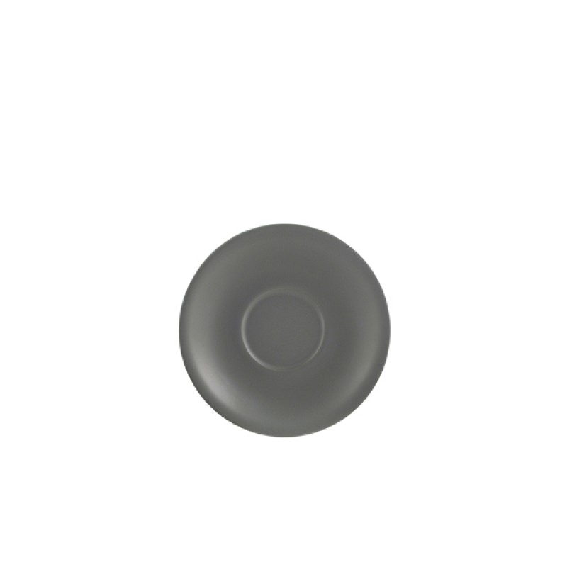 Genware Porcelain Matt Grey Saucer 12cm/4.75 Genware Porcelain Matt Grey Saucer 12cm/4.75
