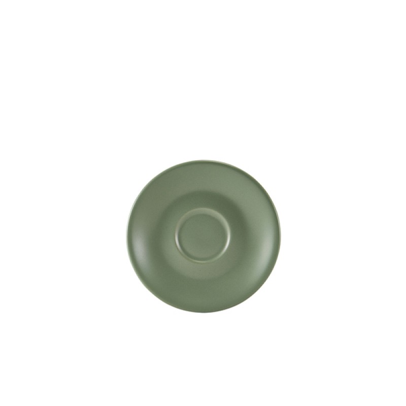 GenWare Porcelain Matt Sage Saucer 12cm/4.75 GenWare Porcelain Matt Sage Saucer 12cm/4.75