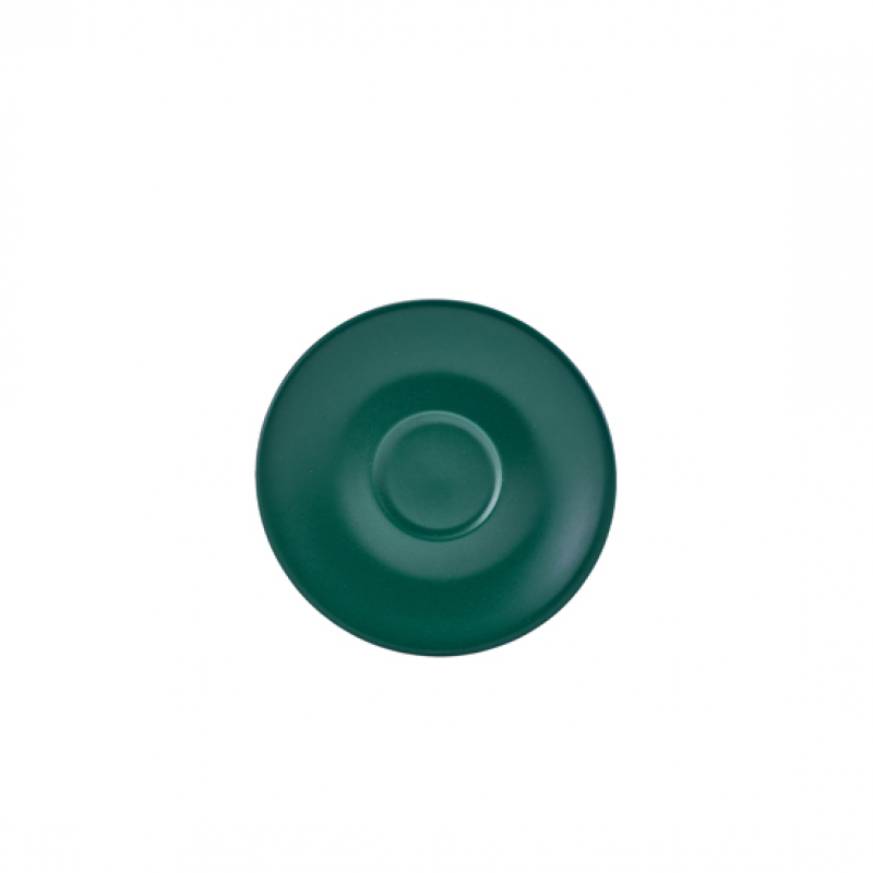 GenWare Porcelain Matt Teal Saucer 12cm/ 4.75\ GenWare Porcelain Matt Teal Saucer 12cm/ 4.75\