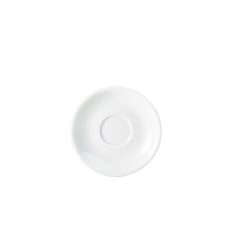 Genware Porcelain Black Saucer 13.5cm/5.25 Genware Porcelain Black Saucer 13.5cm/5.25
