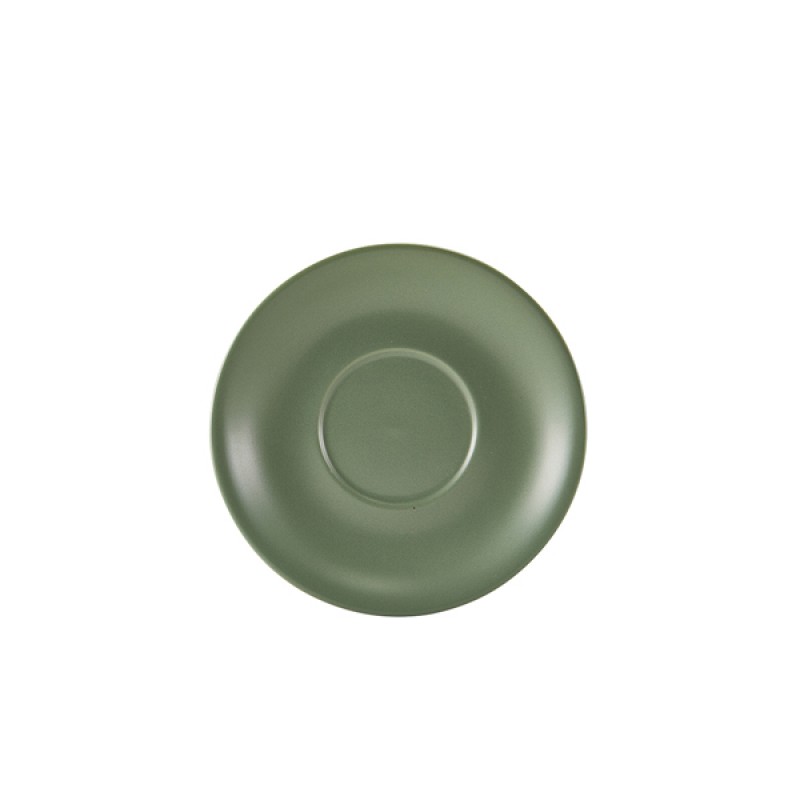 GenWare Porcelain Matt Sage Saucer 16cm/6.25 GenWare Porcelain Matt Sage Saucer 16cm/6.25