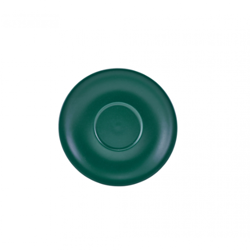 GenWare Porcelain Matt Teal Saucer 16cm/ 6.25\ GenWare Porcelain Matt Teal Saucer 16cm/ 6.25\