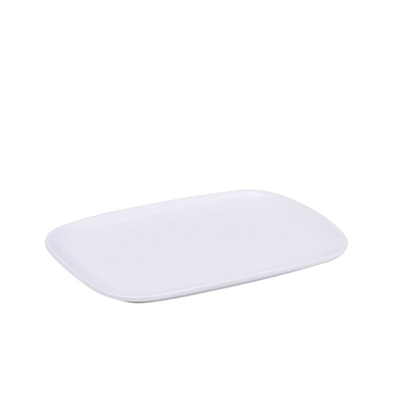 Genware Porcelain Ellipse Rectangular Plate 22.8 x 16.6cm/9 Genware Porcelain Ellipse Rectangular Plate 22.8 x 16.6cm/9