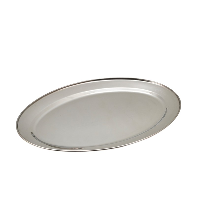 GenWare Stainless Steel Oval Flat 54.5cm/22 GenWare Stainless Steel Oval Flat 54.5cm/22