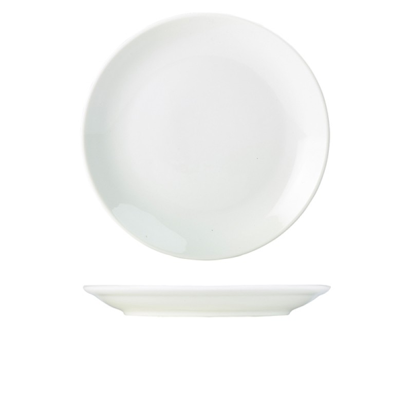 Genware Porcelain Coupe Plate 28cm/11 Genware Porcelain Coupe Plate 28cm/11