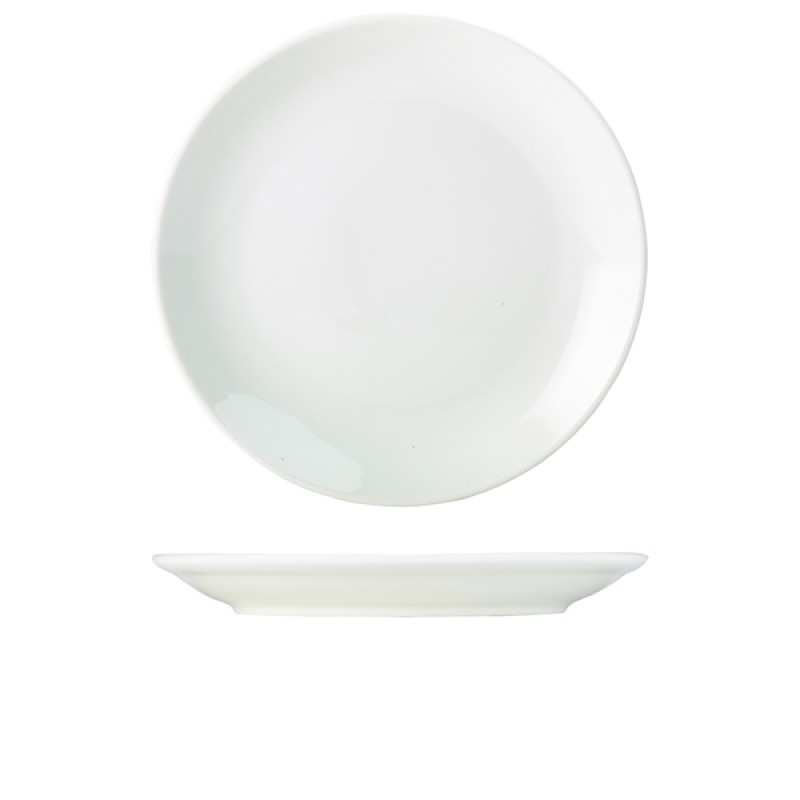 Genware Porcelain Coupe Plate 30cm/12 Genware Porcelain Coupe Plate 30cm/12