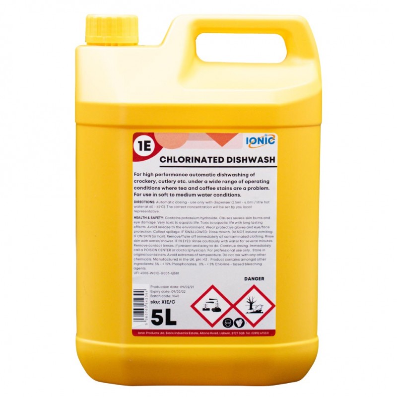 1E Chlorinated Dishwash (2x5L)
