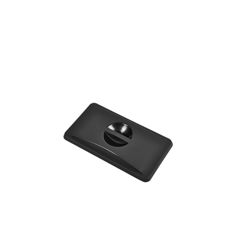 Black Closed Lid For Slim Recycling Bin Black Closed Lid For Slim Recycling Bin