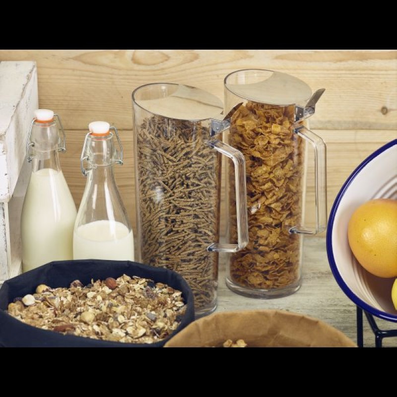 Polycarbonate Cereal Jug 1.8L/63.25oz Polycarbonate Cereal Jug 1.8L/63.25oz