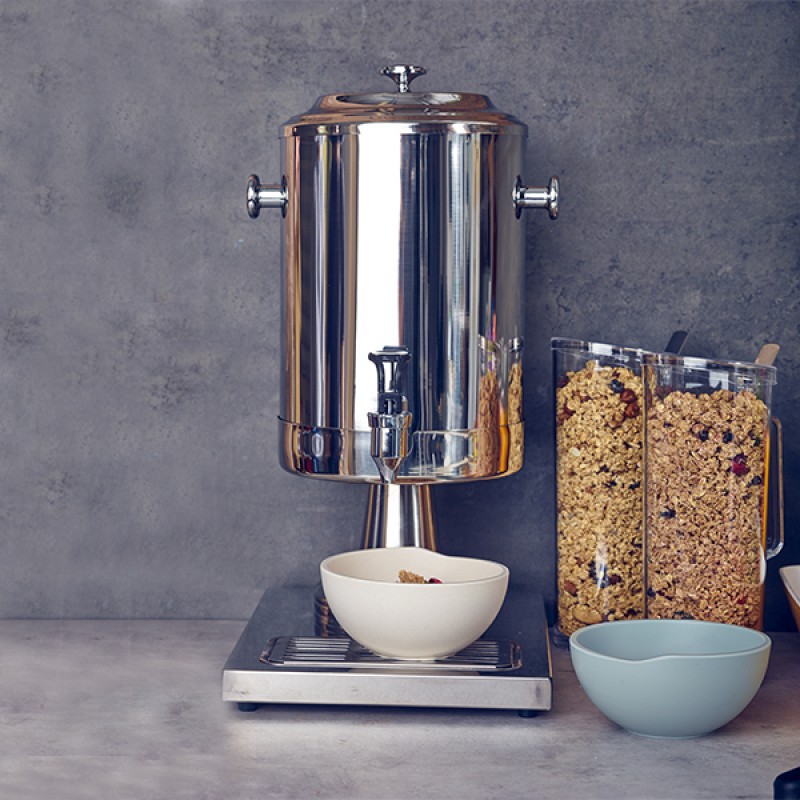 Genware Milk Dispenser With Ice Chamber Genware Milk Dispenser With Ice Chamber