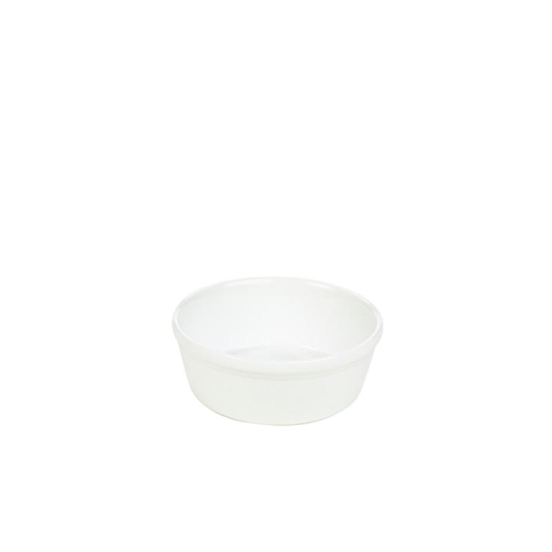 Genware Porcelain Round Pie Dish 14cm/5 Genware Porcelain Round Pie Dish 14cm/5