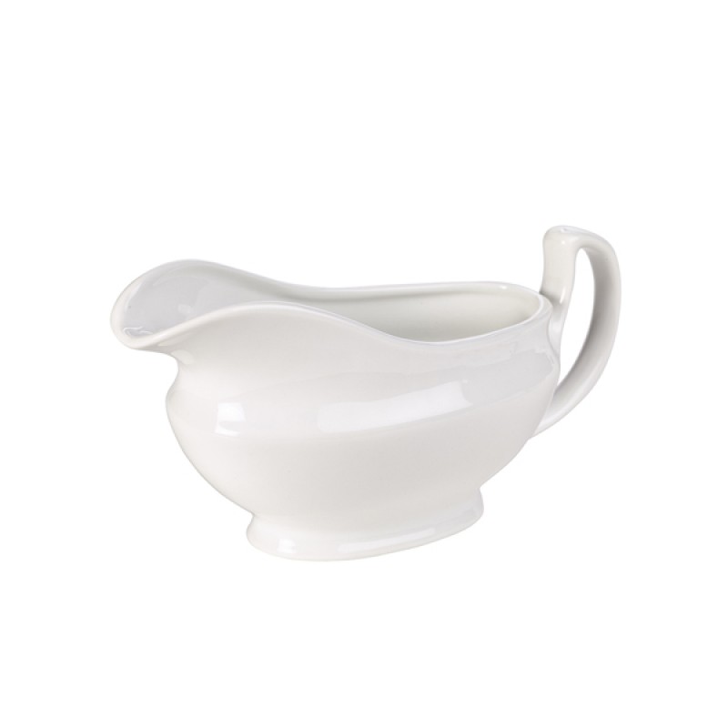 Genware Porcelain Sauce Boat 14cl/5oz Genware Porcelain Sauce Boat 14cl/5oz