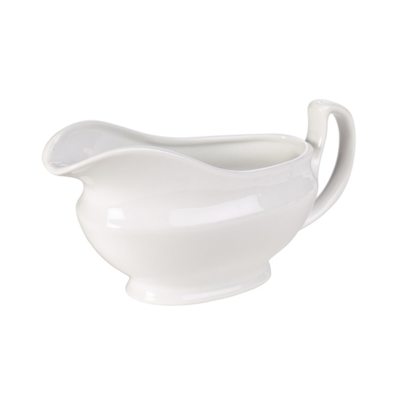 Genware Porcelain Sauce Boat 40cl/14oz Genware Porcelain Sauce Boat 40cl/14oz