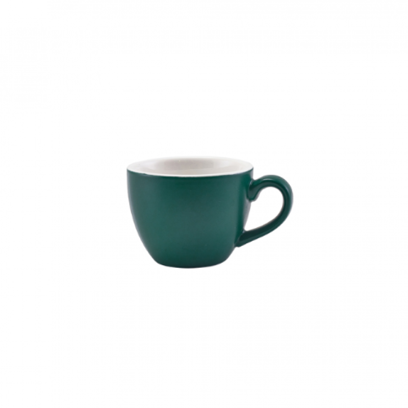 GenWare Porcelain Matt Teal Bowl Shaped Cup 9cl/ 3oz GenWare Porcelain Matt Teal Bowl Shaped Cup 9cl/ 3oz