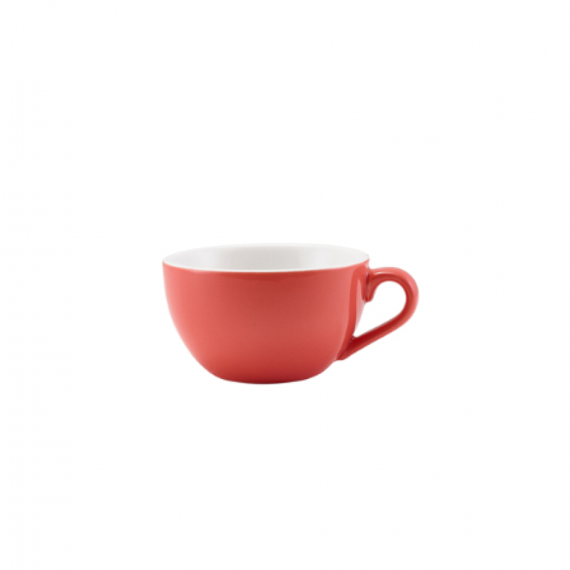 GenWare Porcelain Coral Bowl Shaped Cup 17.5cl/ 6oz GenWare Porcelain Coral Bowl Shaped Cup 17.5cl/ 6oz