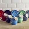 Genware Porcelain Grey Bowl Shaped Cup 17.5cl/ 6oz Genware Porcelain Grey Bowl Shaped Cup 17.5cl/ 6oz