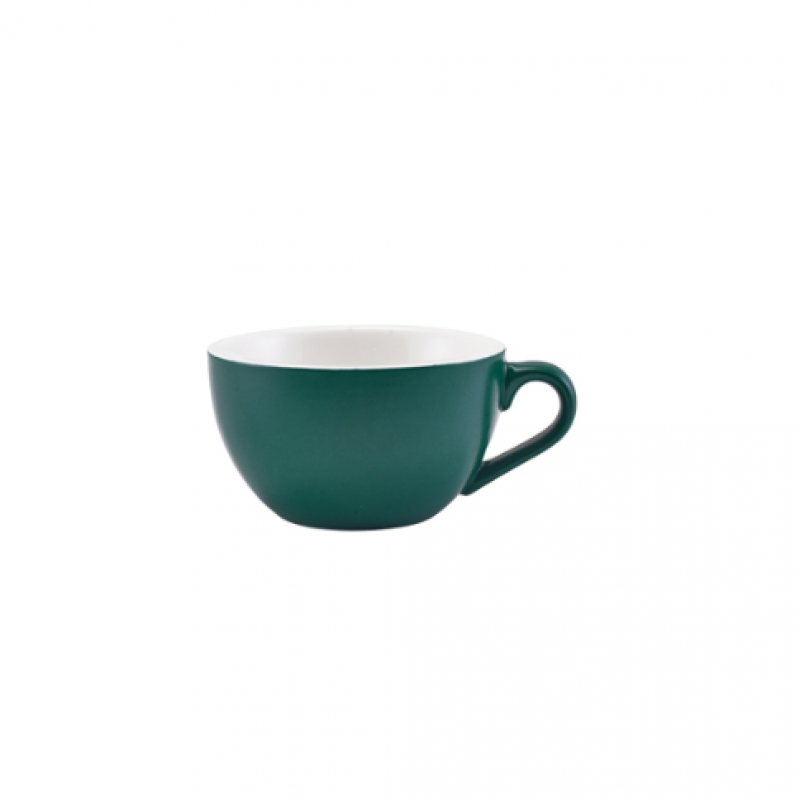 GenWare Porcelain Matt Teal Bowl Shaped Cup 17.5cl/ 6oz GenWare Porcelain Matt Teal Bowl Shaped Cup 17.5cl/ 6oz