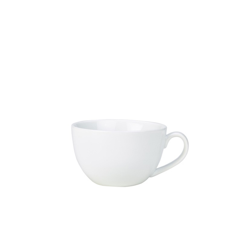 Genware Porcelain Bowl Shaped Cup 23cl/8oz Genware Porcelain Bowl Shaped Cup 23cl/8oz