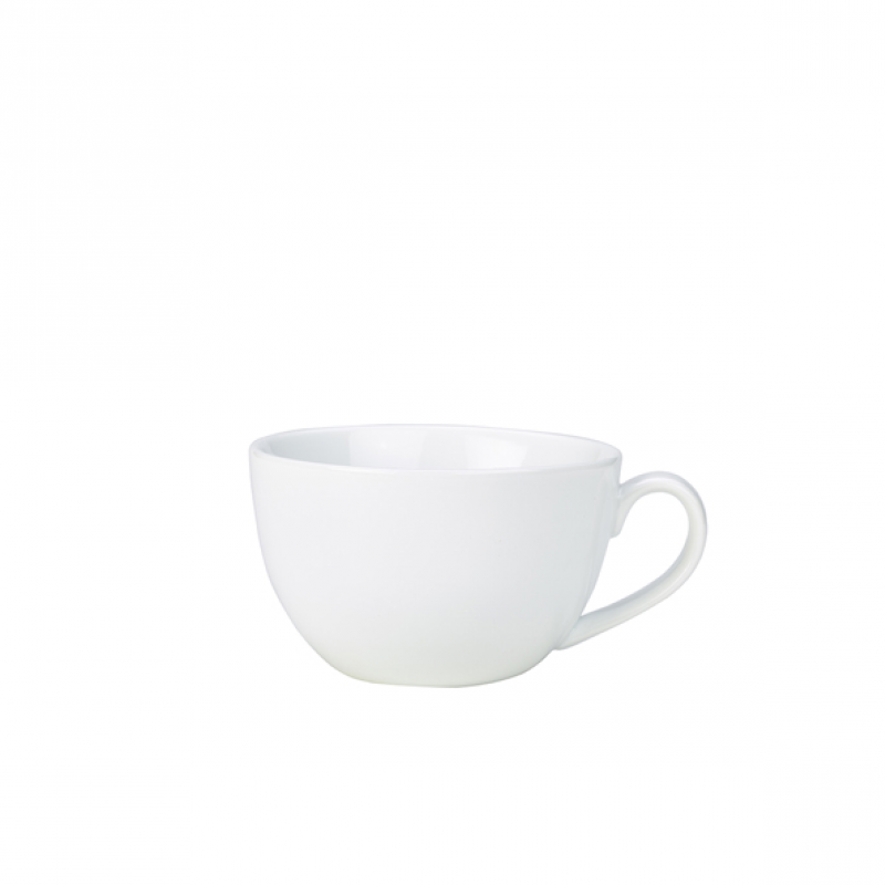 Genware Porcelain Bowl Shaped Cup 25cl/8.75oz