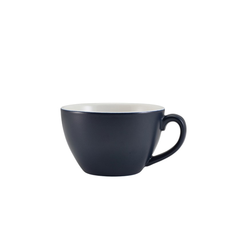 GenWare Porcelain Matt Blue Bowl Shaped Cup 34cl/12oz GenWare Porcelain Matt Blue Bowl Shaped Cup 34cl/12oz