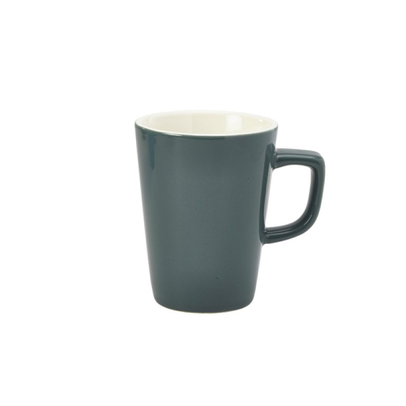 Genware Porcelain Green Latte Mug 34cl/12oz Genware Porcelain Green Latte Mug 34cl/12oz