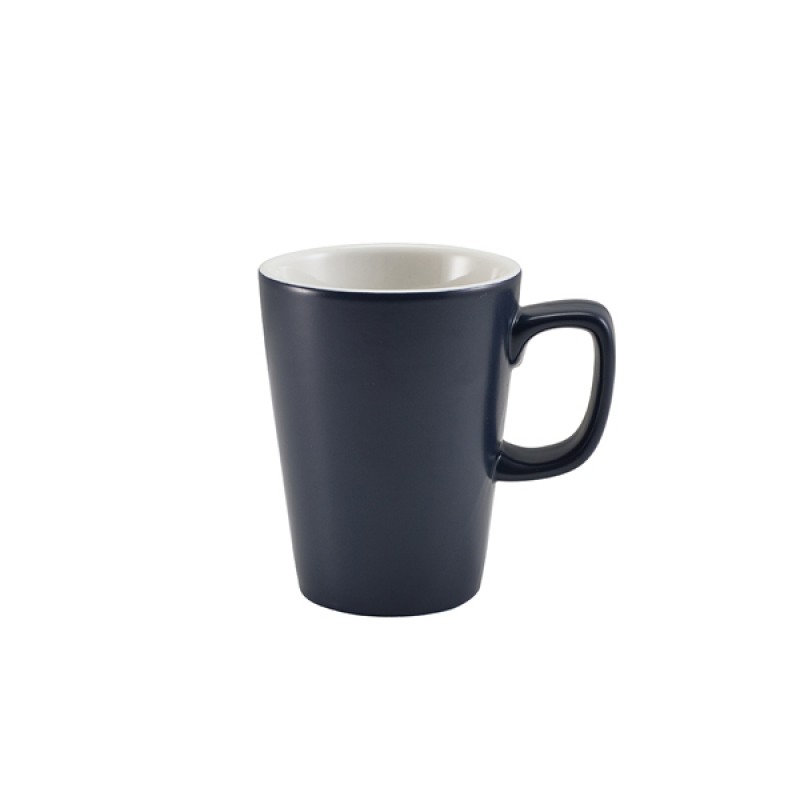 GenWare Porcelain Matt Blue Latte Mug 34cl/12oz GenWare Porcelain Matt Blue Latte Mug 34cl/12oz