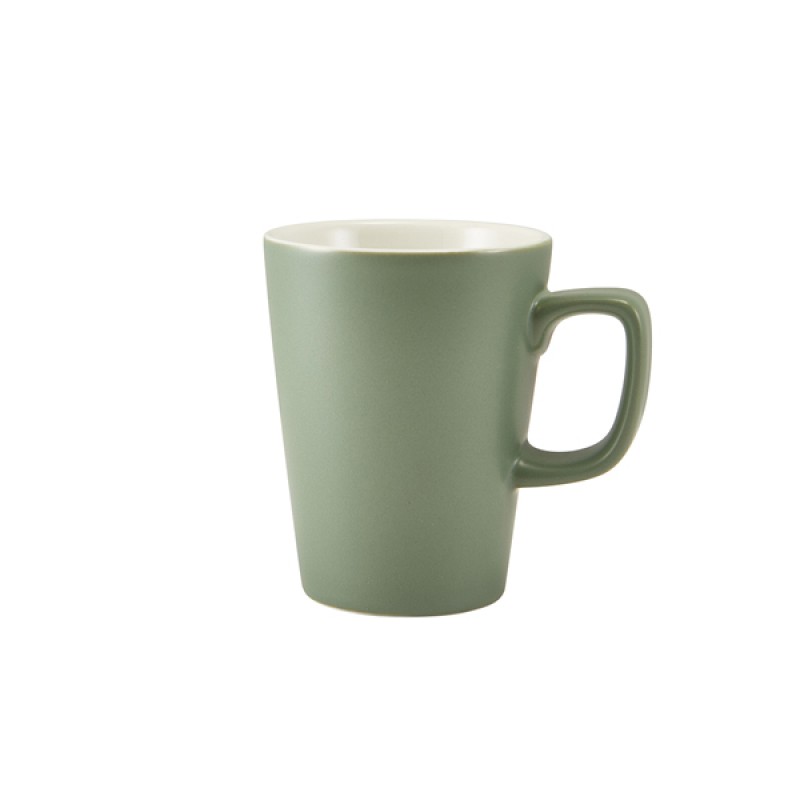 GenWare Porcelain Matt Sage Latte Mug 34cl/12oz GenWare Porcelain Matt Sage Latte Mug 34cl/12oz