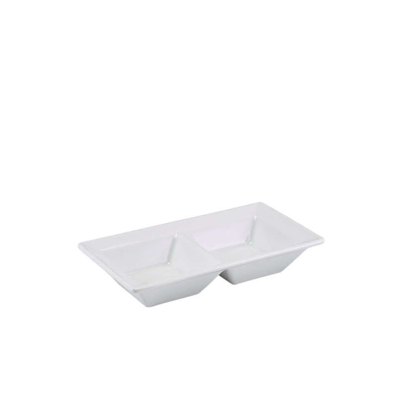 GenWare Porcelain Double Dish 15 x 8cm/6 x 3 GenWare Porcelain Double Dish 15 x 8cm/6 x 3
