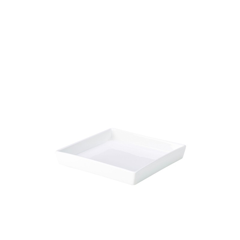 Genware Porcelain Square Dish Holder 17.9cm/7 Genware Porcelain Square Dish Holder 17.9cm/7