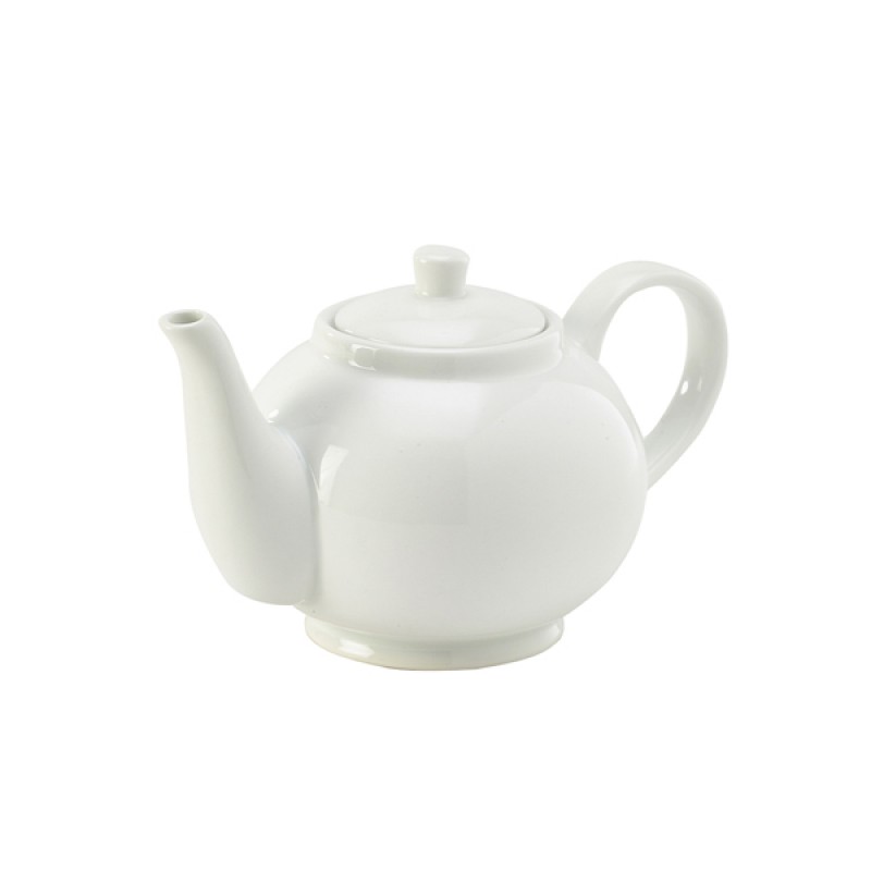 Genware Porcelain Black Teapot 45cl/15.75oz Genware Porcelain Black Teapot 45cl/15.75oz